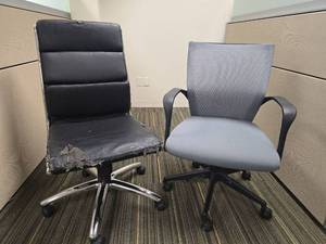 lot 49762 image: Office Chairs - Damaged Upholstery