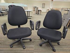 lot 49780 image: (2) AllSeating Professional Office Chairs
