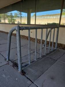 lot 49819 image: Commercial Grade Galvanized Bike Rack