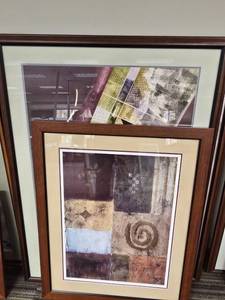 lot 20101 image: Contemporary Abstract Art Print Collection