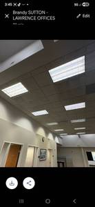 lot 50007 image: (10) Commercial Office Fluorescent Light Fixtures