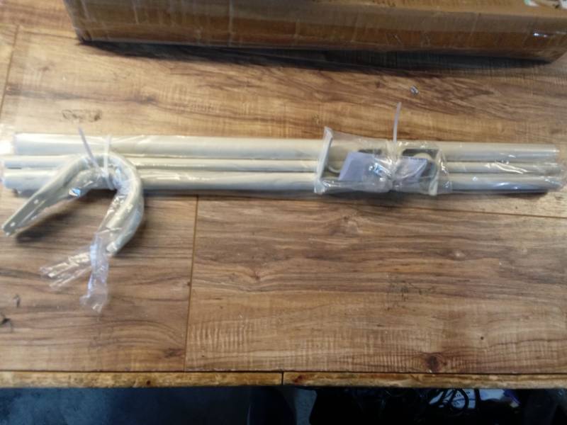 lot 6114 image: Ycolnaefllr Adjustable Curtain Rod 28-48 inch - Retail $70