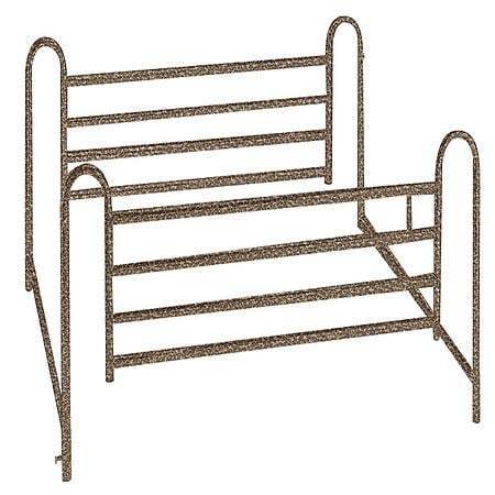 lot 2119 image: Bed Rails, Full, Brown Vein, 4 Bar, 1cs - Retail $100