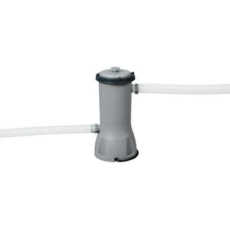 lot 1945 image: Flowclear 1000 gal Above Ground Pool Filter Pump (Broken tube)- Retail $130