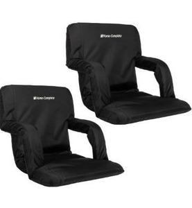 lot 2355 image: Home-Complete Stadium Seat Cushions - Set of 2 - Retail $60