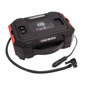 lot 2369 image: Husky 12-Volt Inflator with auto shutoff