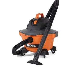 lot 6341 image: 6 Gal. 3.5 Peak HP NXT Shop Vacuum Wet Dry Vac with General Debris Filter, Locking Hose and Attachments HD06001 - Retail $92