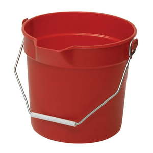 lot 9208 image: Winco UPP-10R Utility Pail- MISSING HANDLE