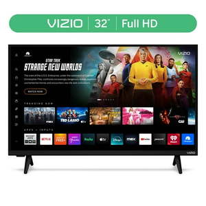 lot 9222 image: VIZIO 32 Class Full HD 1080p LED Smart TV (VFD32M-0807) - Retail $109