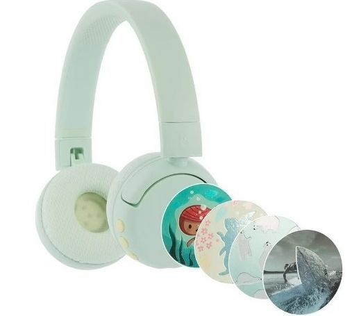 lot 6399 image: Onanoff BuddyPhones POPFun OceanGreen