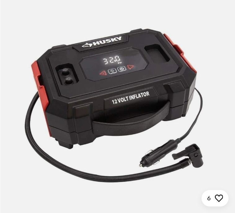lot 9393 image: Husky 12-Volt Inflator