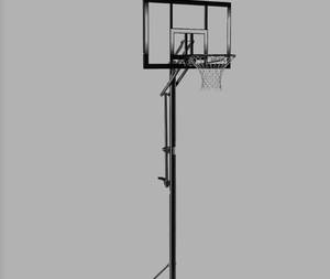 lot 3121 image: Spalding 44 in Portable Basketball Hoop (MISSING POST) - Retail $300