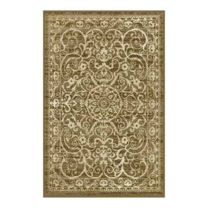 lot 9873 image: Maples Rugs Pelham Medallion Bedroom Area Rug for Indoor  3 4  x 5   Beige