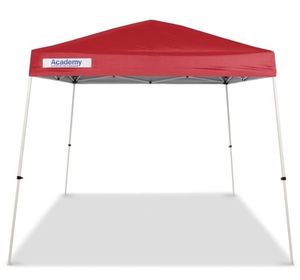 lot 8069 image: Outdoors One Push 10 ft x 10 ft Straight Leg Canopy - Orange