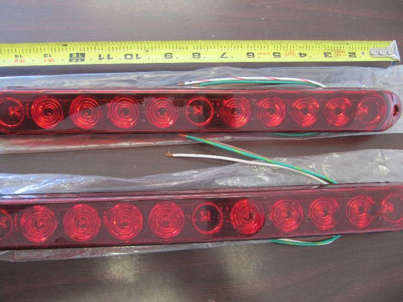 lot 210 image: TWO NEW 16  LED TRAILER LIGHTS
