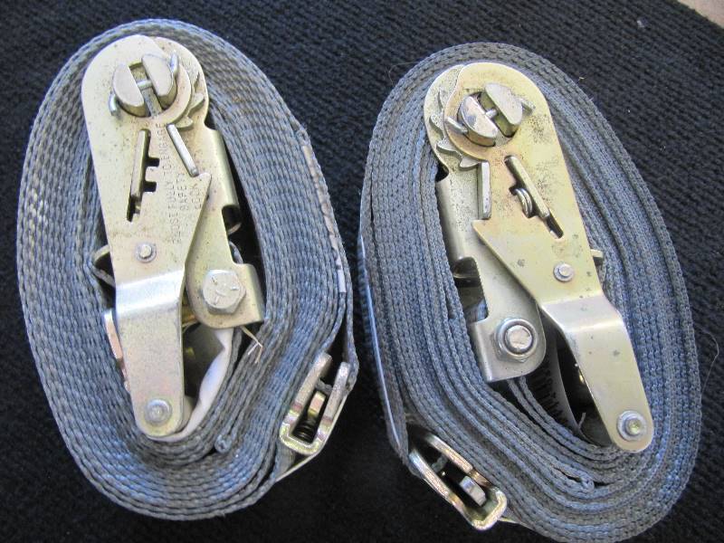 lot 215 image: LOT OF 2 NEW TIE DOWN STRAPS