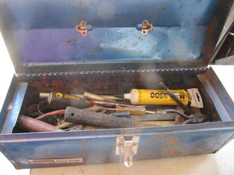 lot 776 image: TOOL BOX WITH MISC. TOOLS