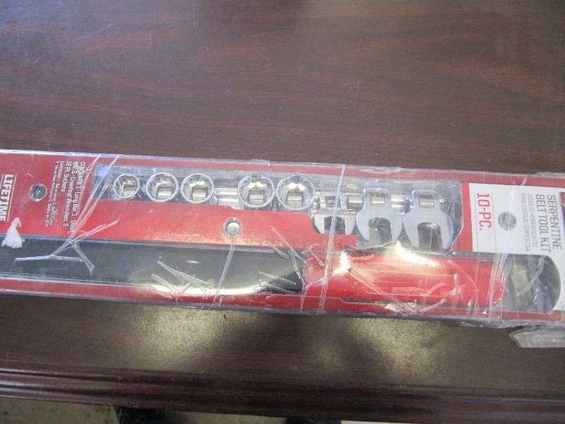 lot 497 image: New Craftsman 41831- 10 PC Serpentine Belt Tool Kit  (Shop Tools)