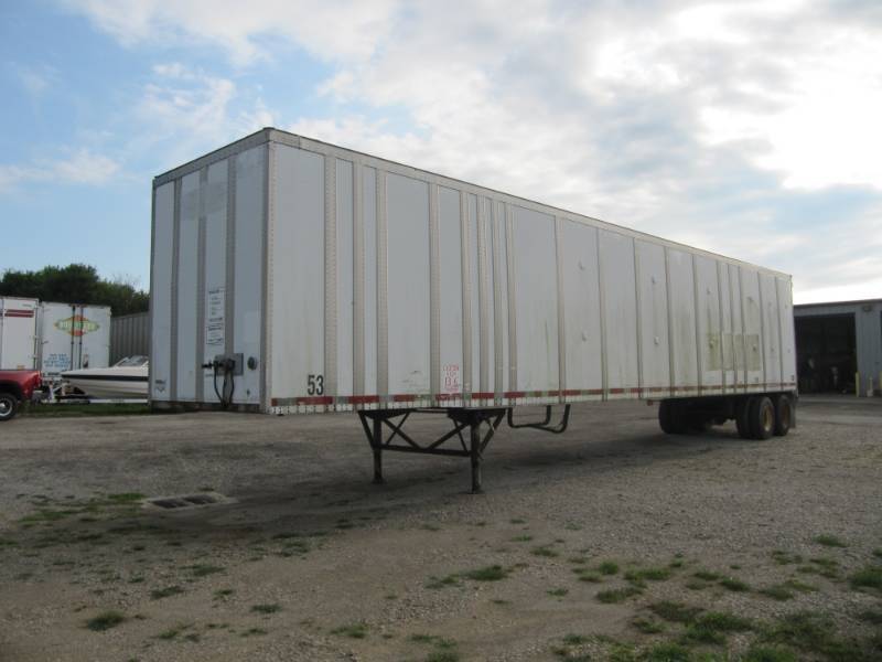 lot 16 image: 53  1994 Wabash Storage Trailer 53 L  x102  W  13. 6 HT . NO Title