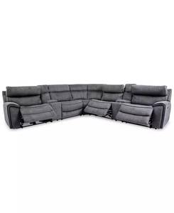 lot 70 image: Macys Hutchenson 7pc Power Reclining Sectional Online Retail $4593