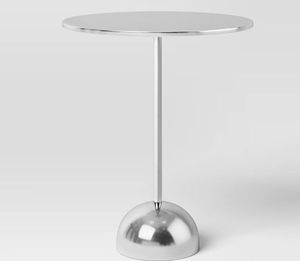 lot 4094 image: Modern Pedestal Side Table - Room Essentials