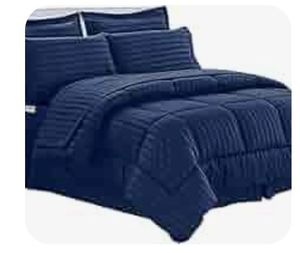 lot 7268 image: All Season Luxury bed in a bag FULLQUEEN BLUE
