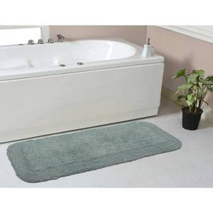 lot 7269 image: Radiant Collection 100% Cotton Bath Rugs Set, Machine Wash, 21 in. x54 in. Runner, Blue