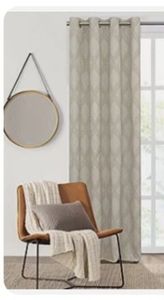 lot 7270 image: 100% Blackout Grommet Panel 50inch wide x 108in length