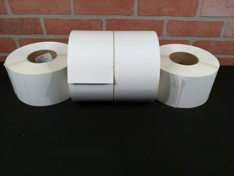 lot 13 image: Direct Thermal 4 x 3 Perf Self-Adhesive Labels
