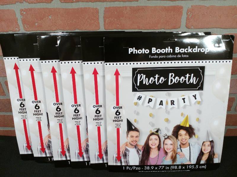 lot 34 image: Photo Booth Backdrops