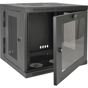 lot 74 image: Tripp Lite 10U Smart Rack Wall Mount Rack Enclosure Server Cabinet
