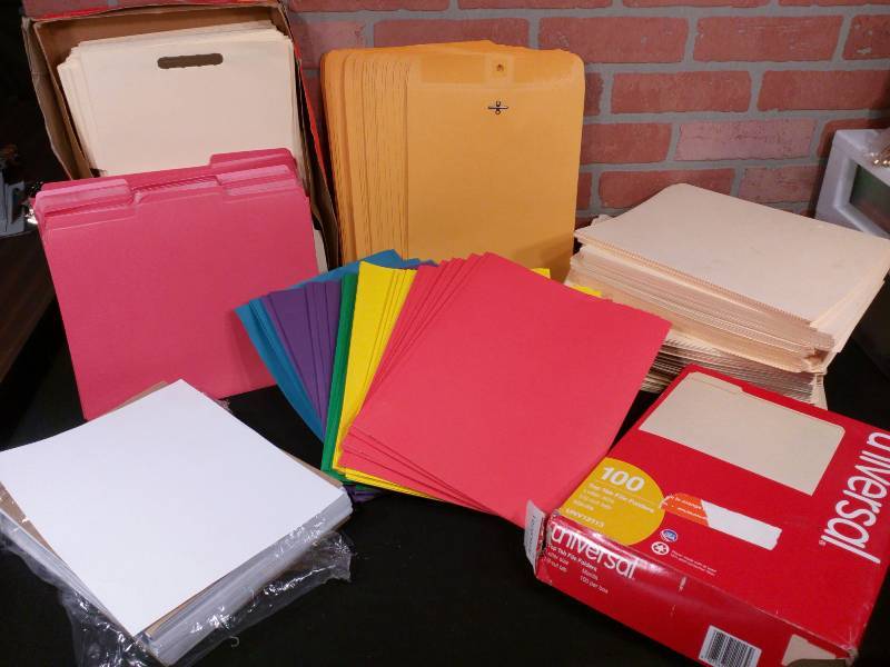 lot 104 image: Folder Variety & Address Labels