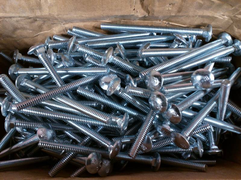 lot 119 image: Hillman Carriage Bolts 10 lbs