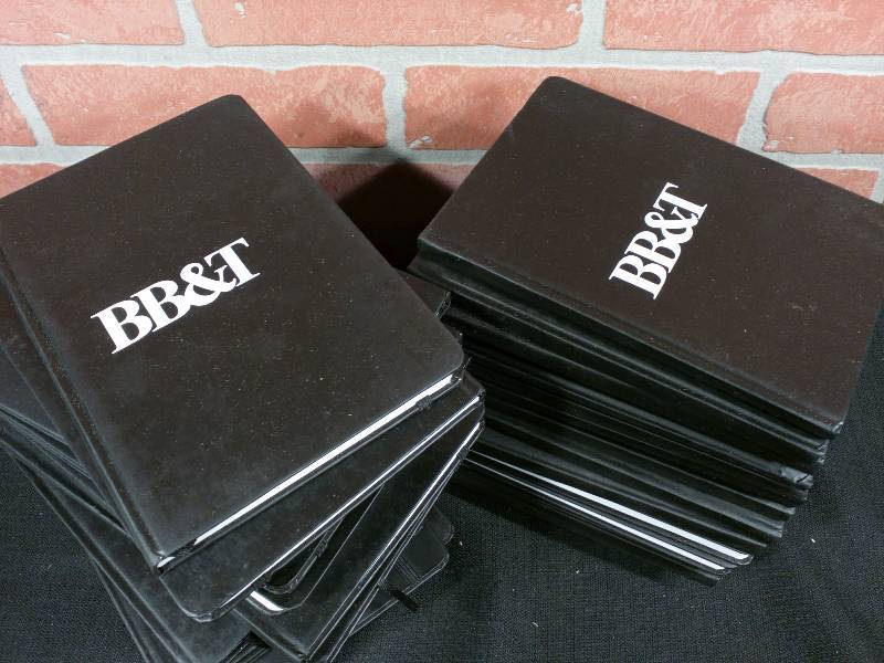 lot 124 image: wide Rule Notebooks With Logo