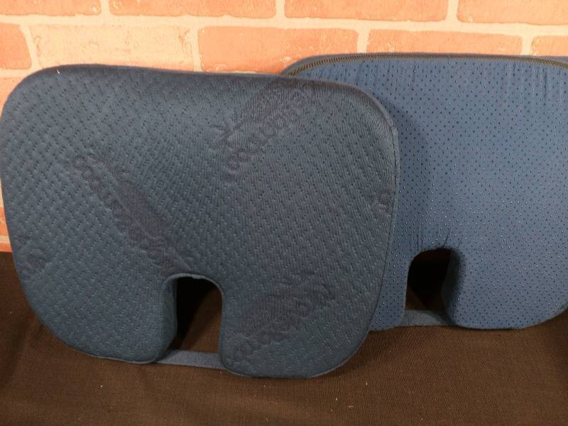 lot 127 image: Miracle Bamnboo Orthopedic Cushion Comfort Chair Seat Pillow