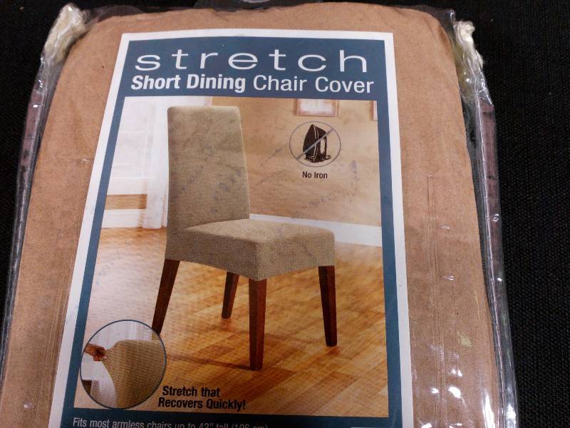 lot 133 image: Sure Fit Short Dining Chair Cover