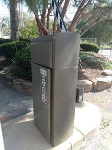 lot 6021 image: Amano McGann 542M Parking Gate Operator - ITEM HALTED NO LONGER AVALIABLE