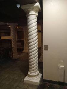 lot 6045 image: Lot of 2 Classical Spiral Column with Corinthian Capital