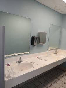 lot 6054 image: Commercial Bathroom Fixtures Set with Stalls  - Retail $1200 - ITEM HALTED NO LONGER AVALIABLE