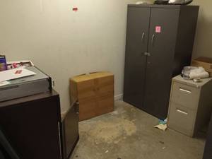 lot 6152 image: Commercial Office Storage Set with FloodGate Server Cabinet  - Retail $450