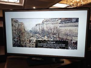 lot 6163 image: LG 55-inch Smart TV (Model 55UT570H9UA)  - Retail $399