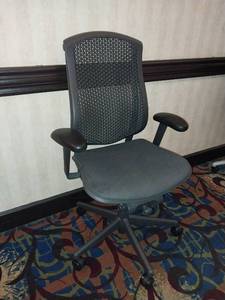 lot 6459 image: Ergonomic Mesh Back Office Chair