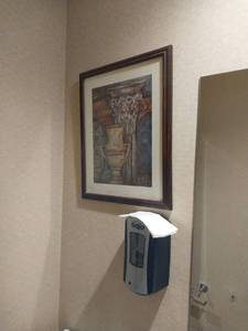 lot 9545 image: Modern Commercial Bathroom Set with Fixtures and Vanity