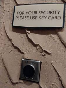 lot 9604 image: Commercial Security Door with Card Access System  - Retail $1200