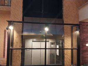 lot 9652 image: Modern Industrial Track Lighting System with 4 lights  - Retail $599