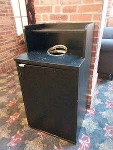 lot 9654 image: Commercial Waste Receptacle Cabinet with Bucket  - Retail $75