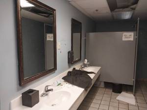 lot 9658 image: Commercial Bathroom Stall Set with Fixtures  - Retail $1200 ITEM HALTED NO LONGER AVALIABLE