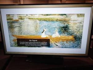 lot 9822 image: LG Flat Screen TV with No Signal  - Retail $150