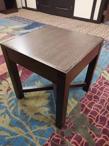 lot 9917 image: Modern Wood End Table