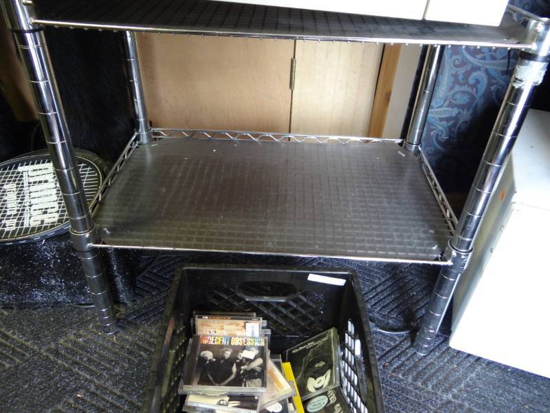 lot 1386 image: 2 Tier Stainless Shelf